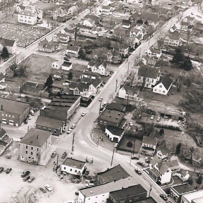Milton Delaware: Aerial View 1950-1960